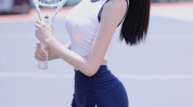 网球美女写真,镜头下的优雅瞬间